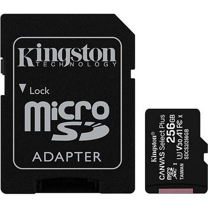 256GB Micro SDHC Canvas Select Plus Memory Card + Adapter