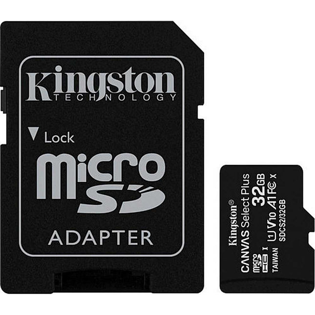32GB Micro SDHC Canvas Select Plus Memory Card + Adapter