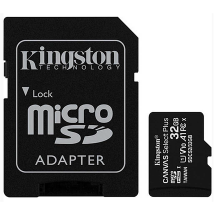 32GB Micro SDHC Canvas Select Plus Memory Card + Adapter