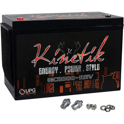 HC2000-REV 2000 Watt 12V High Current AGM Car Audio Power Cell
