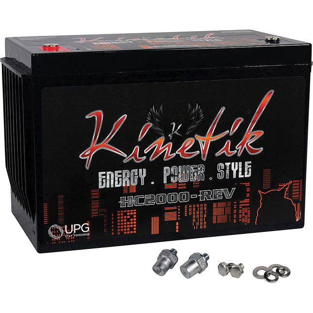 HC2000-REV 2000 Watt 12V High Current AGM Car Audio Power Cell