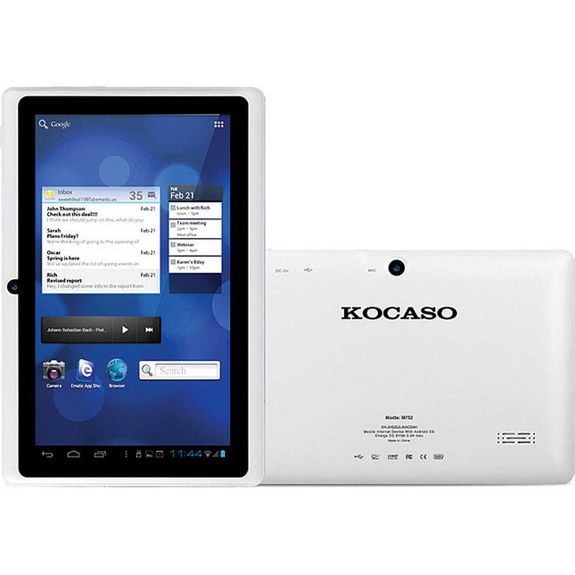 M752HWH 4GB 7" Tablet & Accessory Kit, White