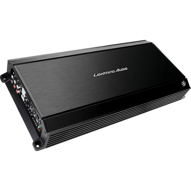 5-Channel Car Amplifier — 50 watts RMS x 4 at 4 ohms + 300 watts RMS x 1 at 2 ohms