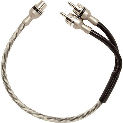 Y-Connector 1 Female to 2 Male Premium RCA