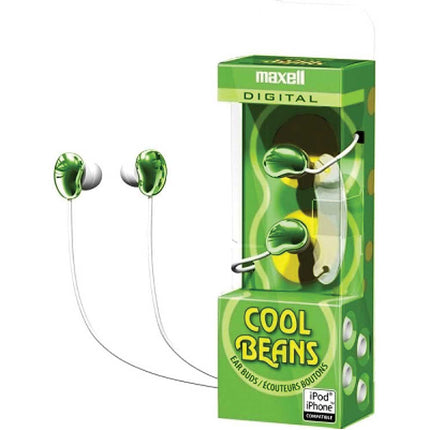 190251 Cool Beans Ear Buds, Green