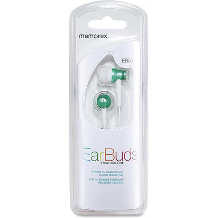 EB50GN Earphones, Green