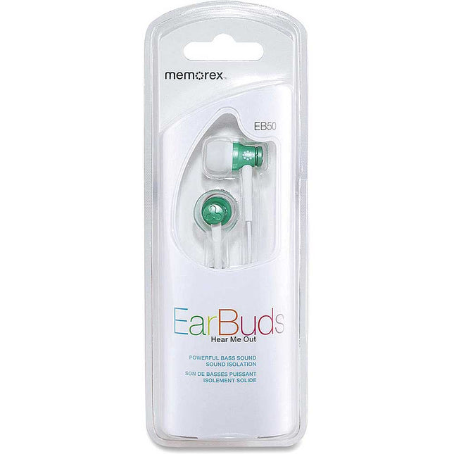 EB50GN Earphones, Green