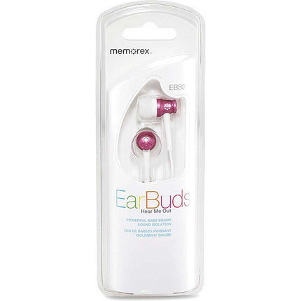 EB50PK Earphones, Pink