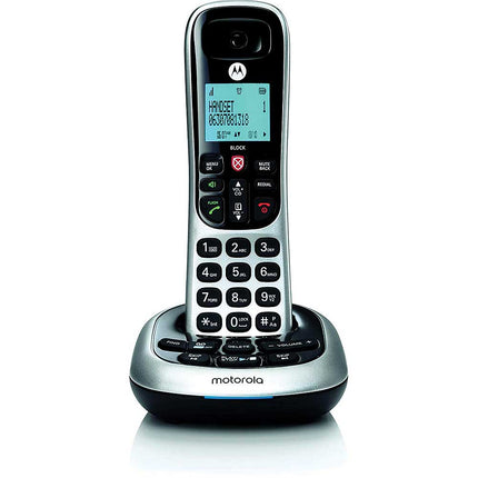 DECT 6.0 Cordless Phone with Answering Machine and Call Block, 1 Handset