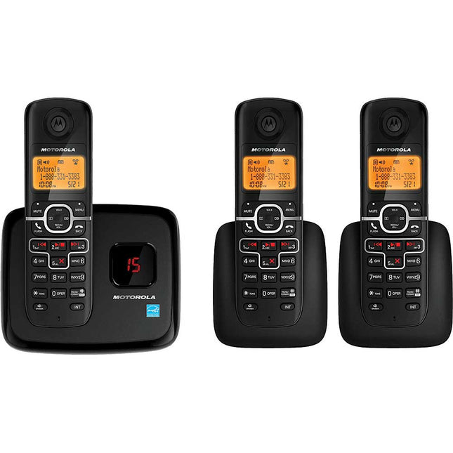 L703M DECT 6.0 Answering Machine, 3 Handset