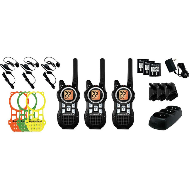 MR350TPR Talkabout® Rechargeable 2-Way Radio, 3-Pack