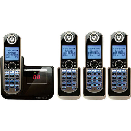 P1004 DECT 6.0 Deluxe Cordless Phone w/4 Headsets