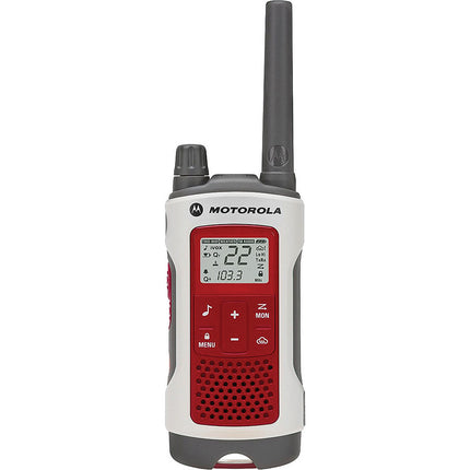 Emergency 2-Way Radio, Red/White