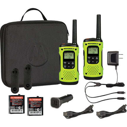 35-Mile Talkabout® T605 2-Way Radios w/Case Waterproof Radios