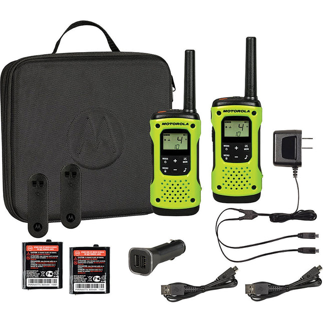 35-Mile Talkabout® T605 2-Way Radios w/Case Waterproof Radios