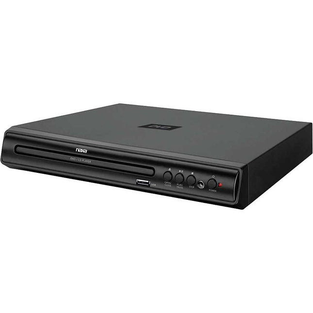 High Resolution 2-Channel Progressive Scan DVD Player with USB Input, Black
