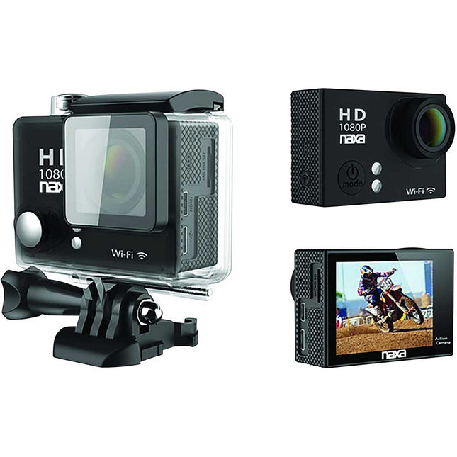 Waterproof HD 1080p Action Cam with Wi-Fi