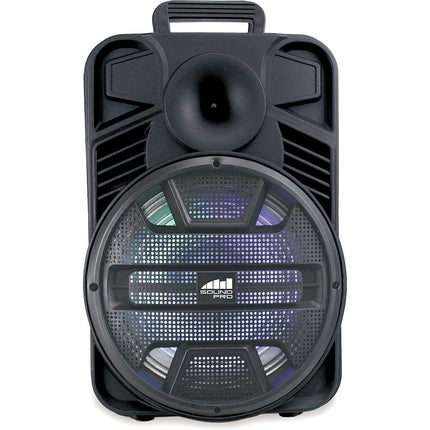 12" Portable Bluetooth Party Speaker with Disco Light