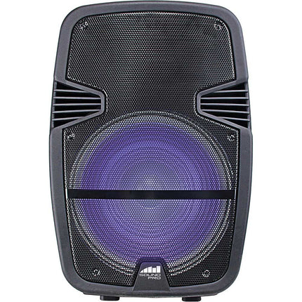 15″ Portable Bluetooth® Party Speaker with Disco Light