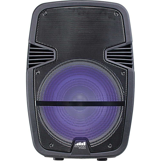 15″ Portable Bluetooth® Party Speaker with Disco Light