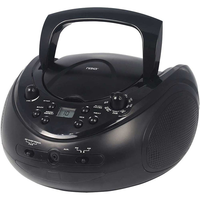 Portable CD Radio Player, Black