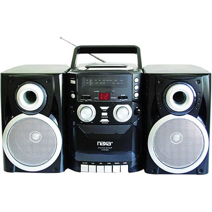 Portable CD Player with AM/FM Stereo Radio Cassette Player/Recorder