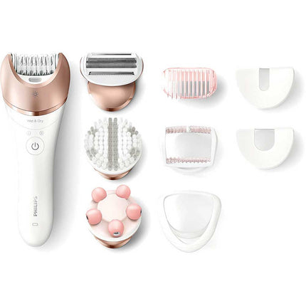 Wet & Dry Electric Hair Removal, Body Exfoliation and Massage