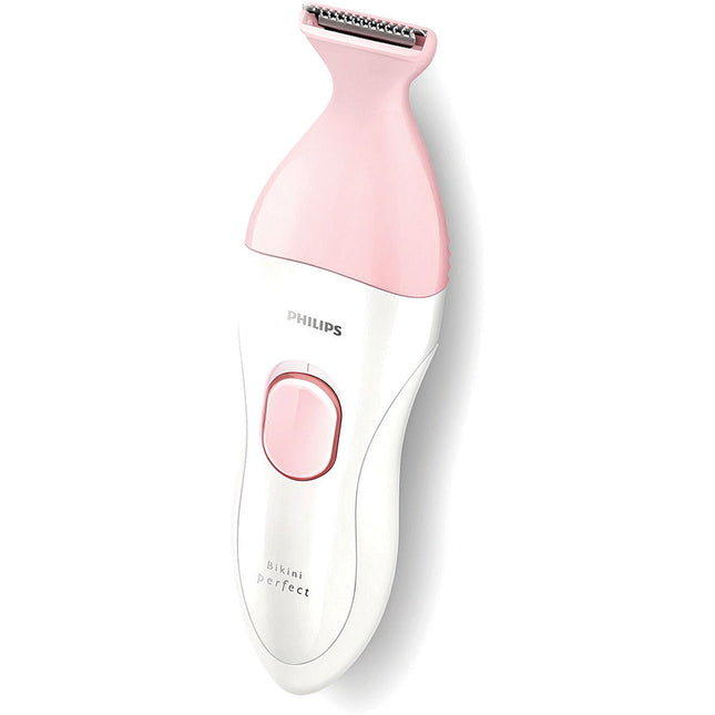 6 Attachments Bikini Trimmer Kit with Rechargeable Wet & Dry Use, Pink