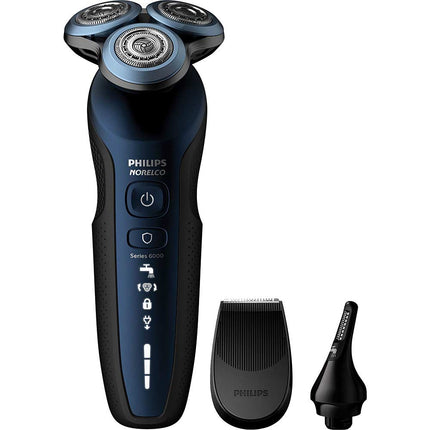 Electric Shaver 6850 with Precision Trimmer and Nose Trimmer Attachment