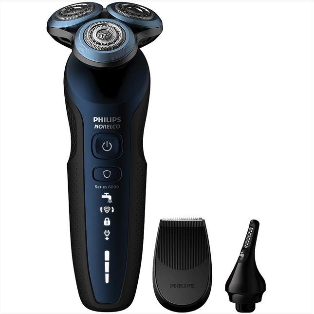 Norelco Electric Shaver 6850 with Precision Trimmer and Nose Trimmer Attachment