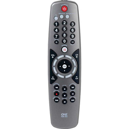 OARN03S 3-Device Universal Remote, Silver