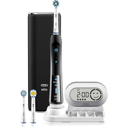 Black 7000 with Bluetooth Electric Rechargeable Toothbrush