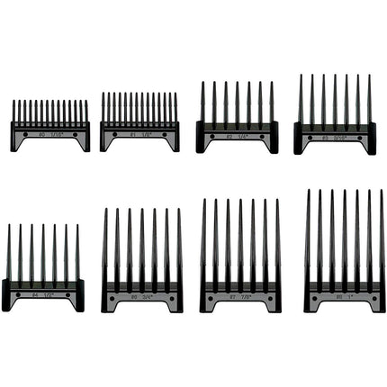 8 Piece Universal Clipper Guide Attachment Combs Set