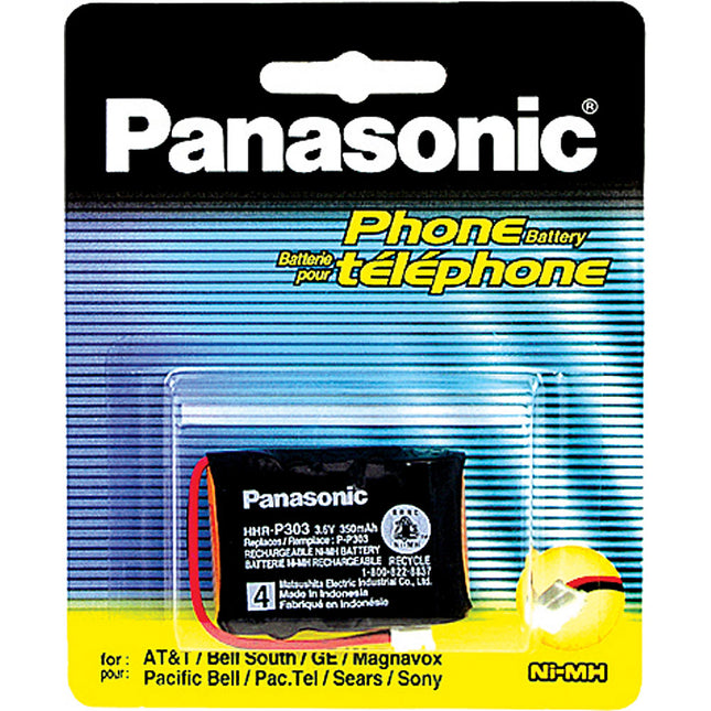 HHR-P303A Rechargeable Battery for select Cordless Telephones