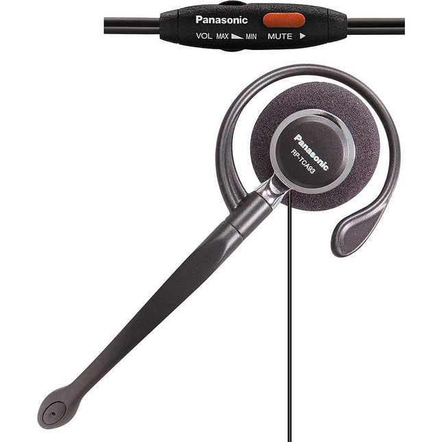 KX-TCA93 Hands-Free Headset, Clip Style and Right/Left Reversible