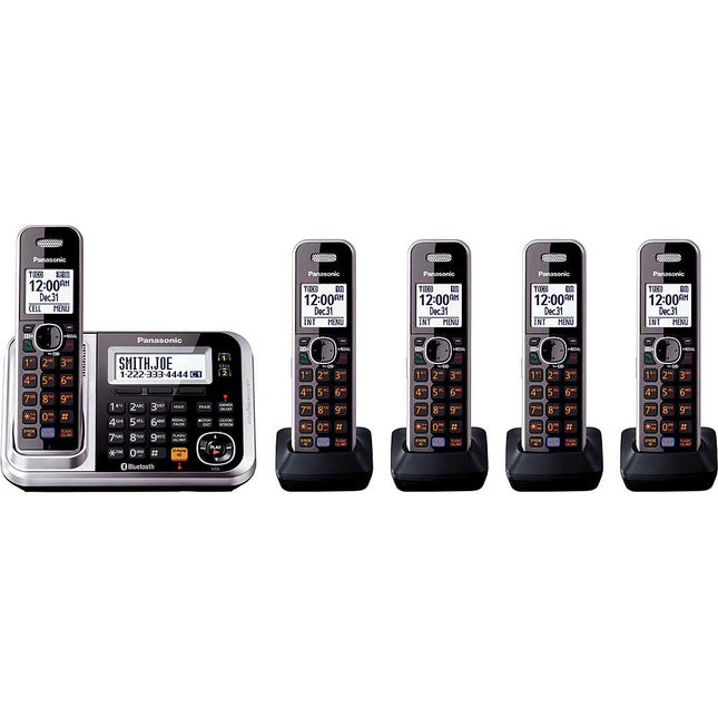 KX-TG7875S Bluetooth Cellular Convergence Solution, 5 Handsets