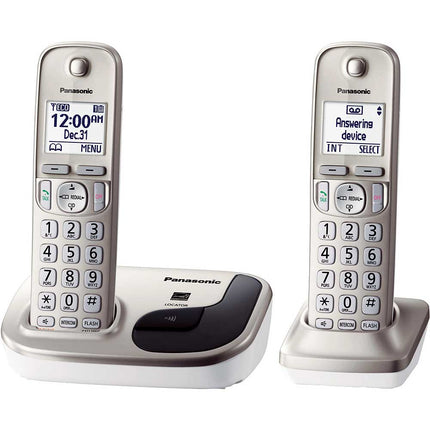 KX-TGD212N Digital Cordless Phone, 2 Handsets