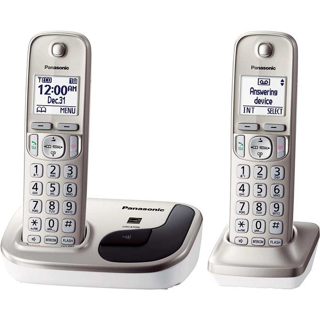 KX-TGD212N Digital Cordless Phone, 2 Handsets