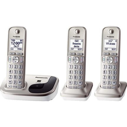 KX-TGD213N Digital Cordless Phone, 3 Handsets