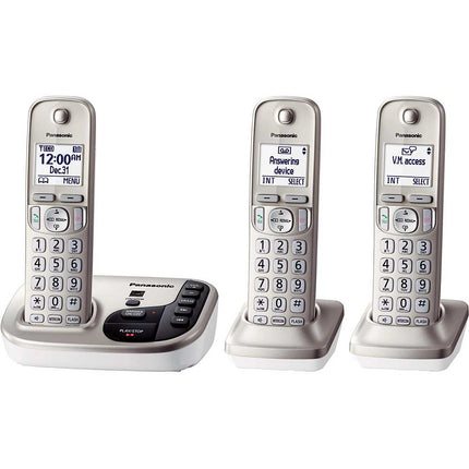 KX-TGD223N Digital Cordless Answering System, 3 Handsets