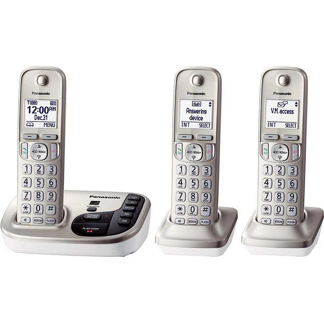 KX-TGD223N Digital Cordless Answering System, 3 Handsets