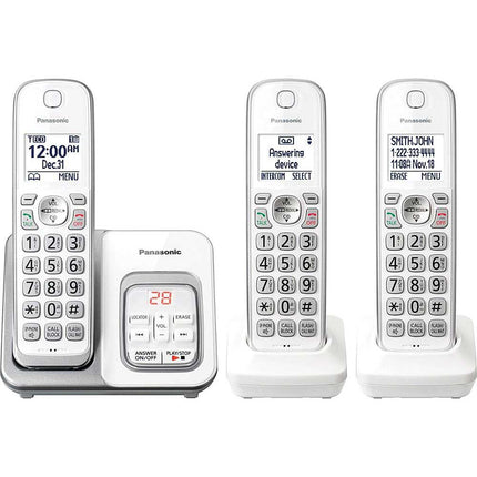 DECT 6.0 Expandable Cordless Phone System with 2 Handsets