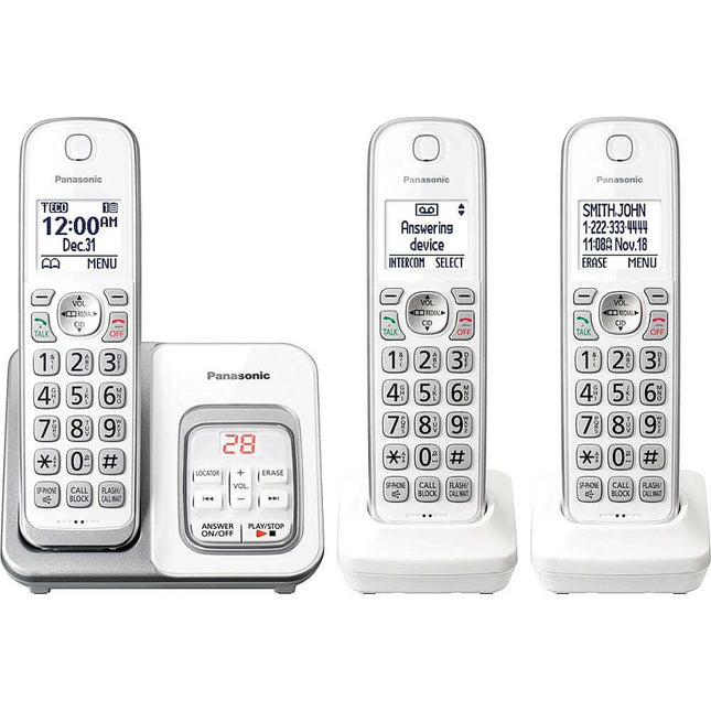 DECT 6.0 Expandable Cordless Phone System with 2 Handsets