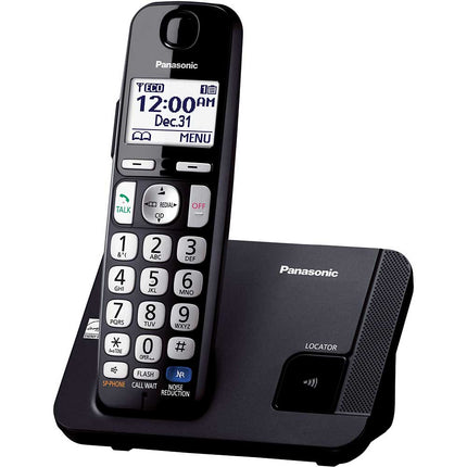 KX-TGE210B Amplified Cordless Answering System, 1 Handset