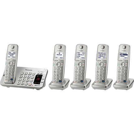 KX-TGE275S Link2Cell Bluetooth Cellular Convergence Solution, 5 Handsets