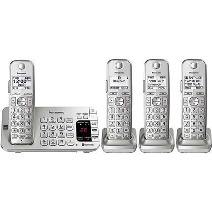 DECT 6.0 Expandable Cordless Phone System with Digital Answering System, Silver