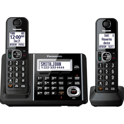KX-TGF342B DECT 6.0 Expandable Phone w/2 Handsets