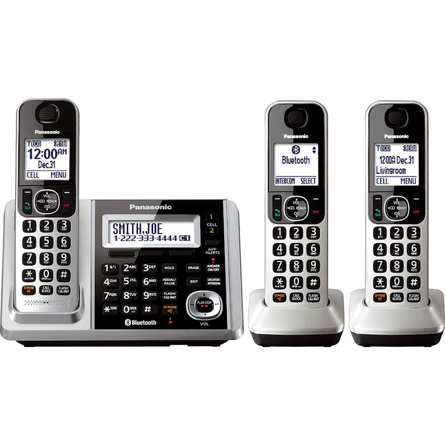 KX-TGF373S DECT 6.0 Expandable Phone w/3 Handsets