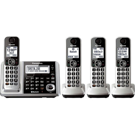 Link2Cell Bluetooth Cordless Phone and Answering Machine, 4 Handsets