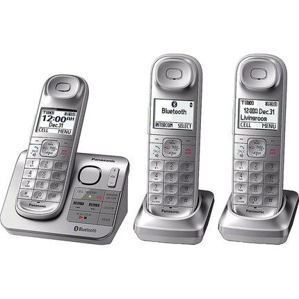 Dect 6.0 Landline Telephone, 3 Handsets